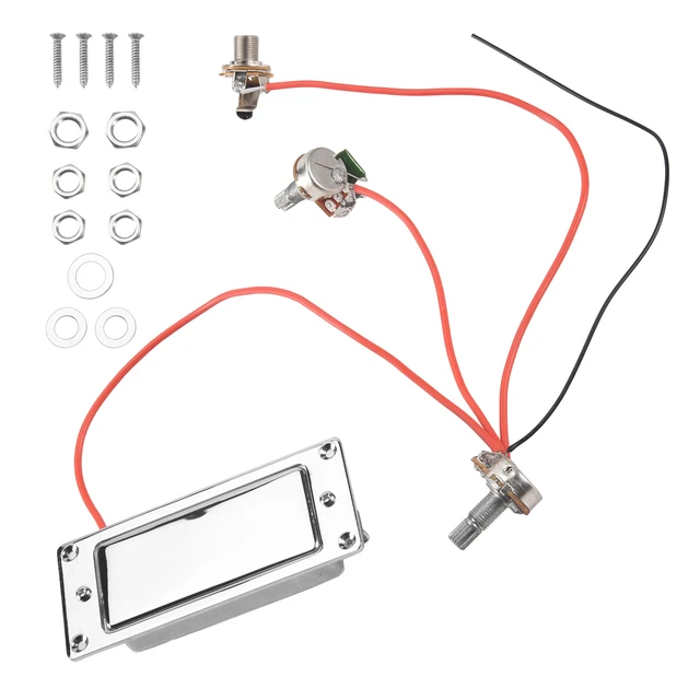 Micros Guitare électrique 3 Pièces - Bobine Simple - Pour Remplacement - Métal/plastique