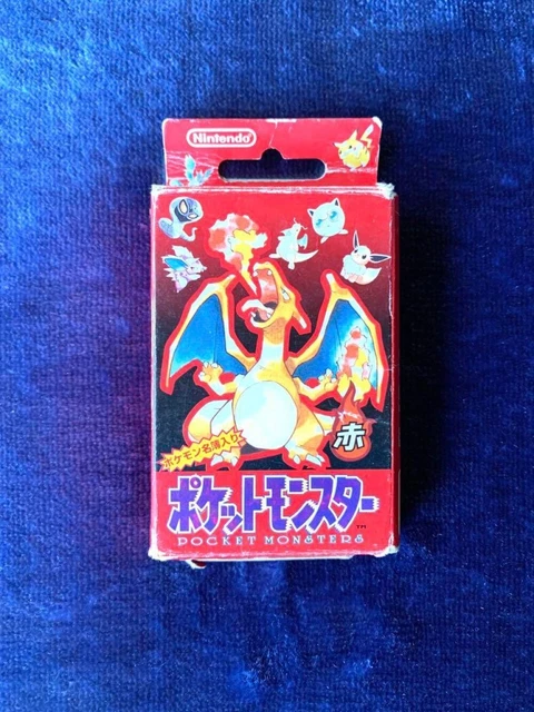 Nintendo Poker Playing Cards trump Pokemon Red Charizard