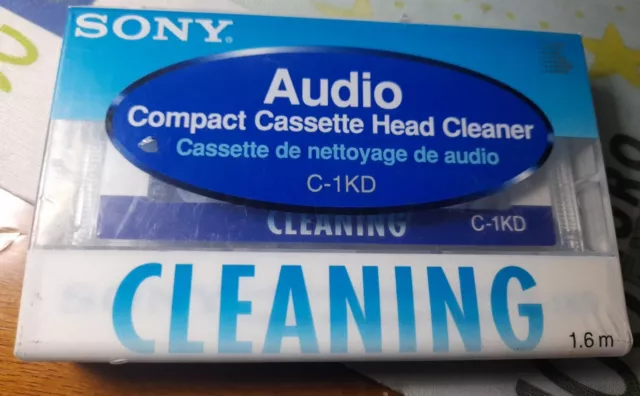 Cleaning Cassette  mc Type  Sony C-1KD NUOVA Pulisci Testine Audio Clearing k7