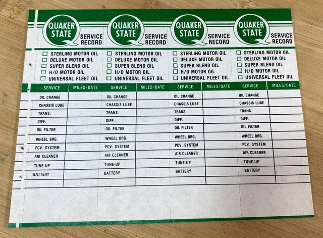 MMH Vintage USA Gasoline Engine Oil Decals – 15x30mm, 1/32 To 1/8 Scale, Model Decal