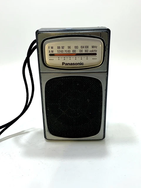 PANASONIC AM/FM TRANSISTOR Radio Model RF504 VINTAGE 1970s - WORKS £19. ...