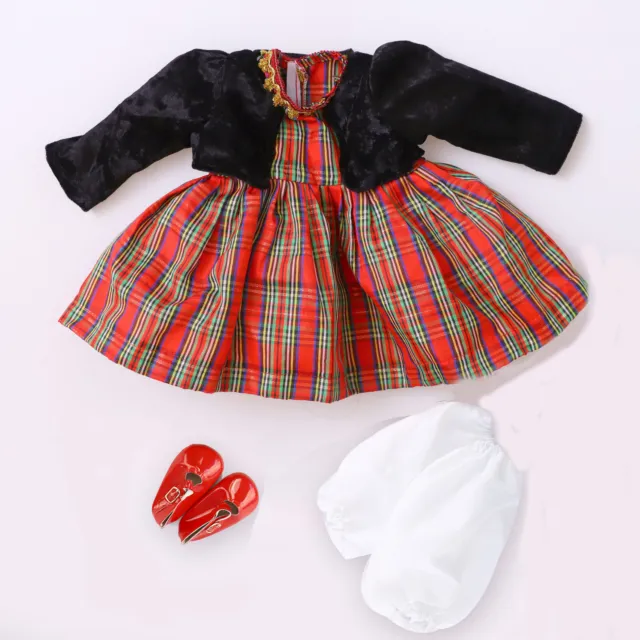 20"-24" Reborn Dolls Clothes Baby Newborn Girl Dolls Jumpsuit Outfit XMAS Gifts