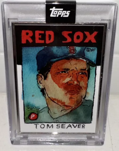 2022 Topps x Spotlight 70 #44 Tom Seaver AP Artist Proof SILVER Signed Auto /20 2022 Topps x Spotlight 70 #44 Tom Seaver AP Artist Proof SILVER Signed Auto /20
