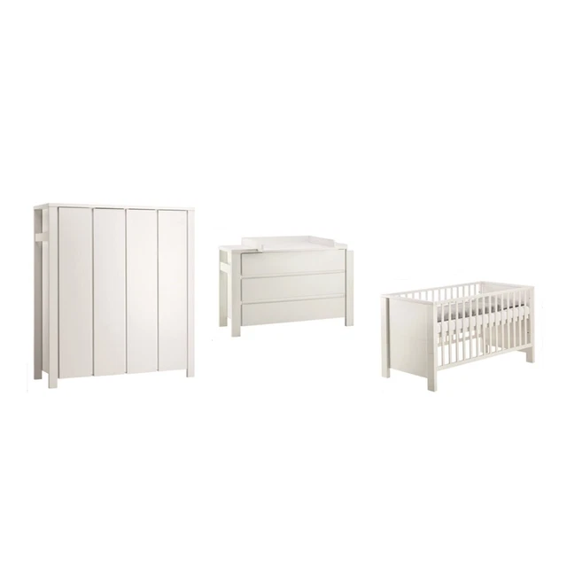 Schardt Kinderzimmer Set Milano WEISS XXL 4-teilig TOP
