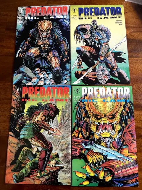 Predator Big Game 1 2 3 4 Full Run Lot 4 Dark Horse Comics