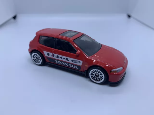 Hot Wheels - Honda Civic EG JDM 2024 Red - MINT LOOSE - Diecast - 1:64