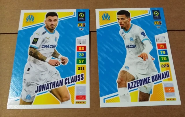 Panini  Adrenalyn  Ligue 1  2023 2024    Olympique de Marseille  N°  140 147