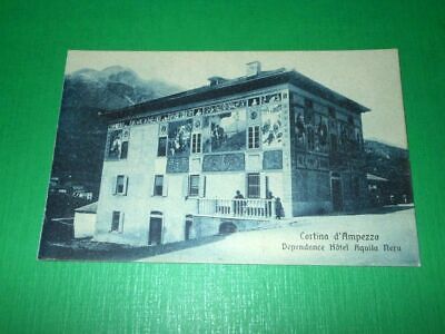 Cartolina Cortina d'Ampezzo Dependance Hotel Aquila Nera 1935 ca. 