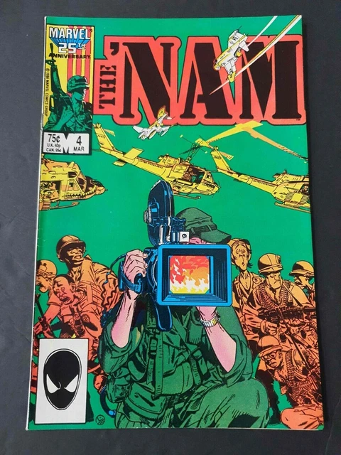 Nam #4  Marvel Comics 1987 Vf-