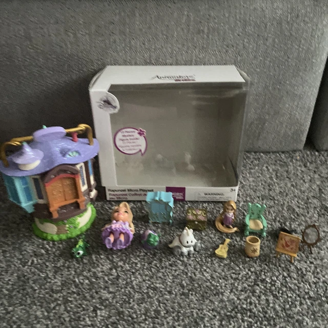 DISNEY ANIMATORS' COLLECTION Littles Rapunzel Micro Playset Accessori