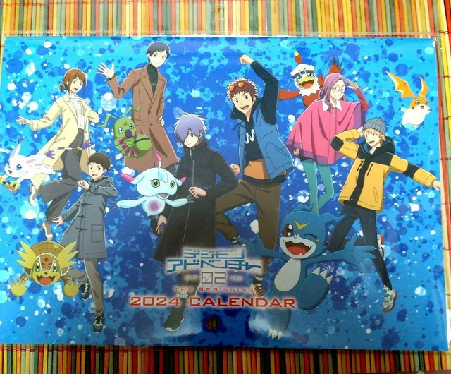 DIGIMON ADVENTURE 02THE Beginning 2024 Calendar 106.38 PicClick