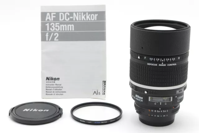 【MINT】Nikon AF DC-NIKKOR 135mm f/2 Lens Defocus Image Control From JAPAN