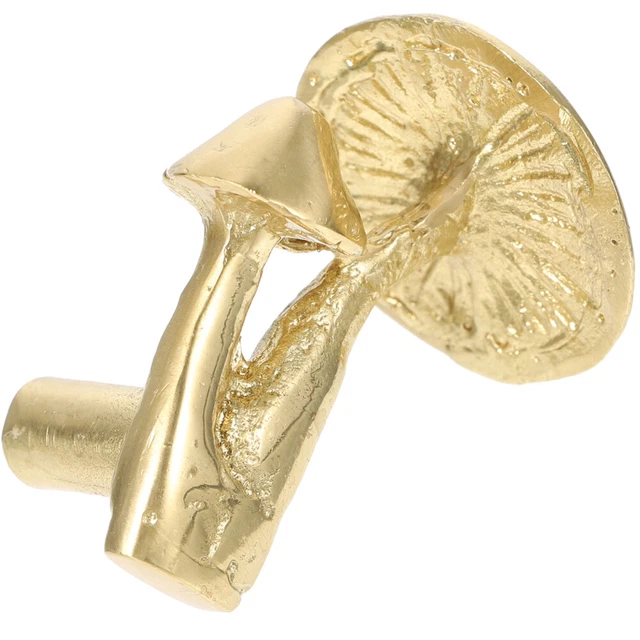 Mushroom Decor Wardrobe Door Handle Brass Handle Kitchen Cabinet