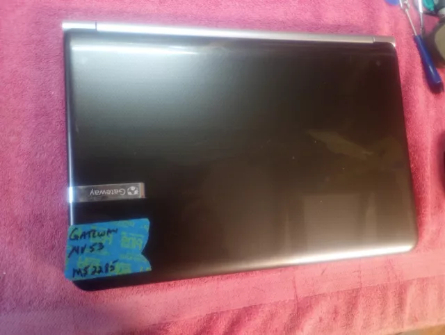 gateway laptop NV53 MS2285 non-working for parts - used