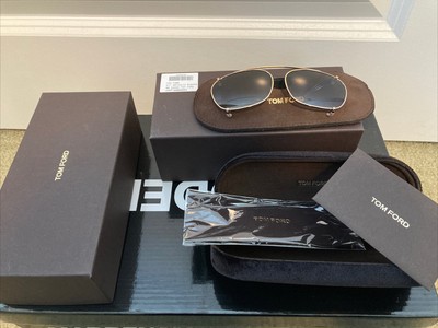 TOM FORD KIT Astuccio Rigido B6 Donna Gold Sunglasses Clip On $89.95 -  PicClick