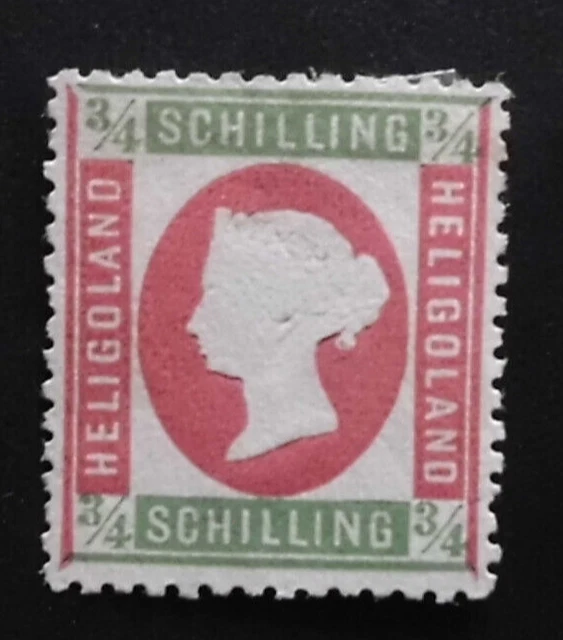 Alt Deu. Helgoland 1873 Nr. 9 ohne Gummi mit Falz