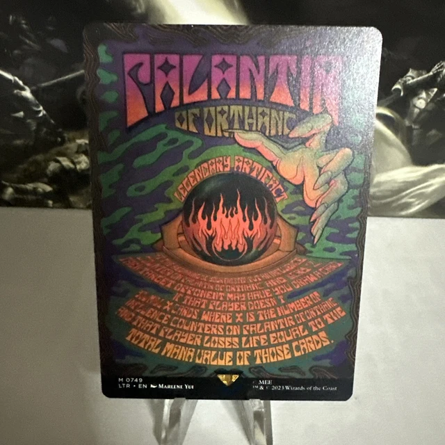 PALANTIR OF ORTHANC * NonFoil* Affiche sans bordure MTG Seigneur Des