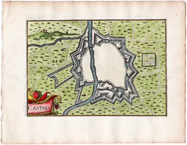 1634 Nicolas Tassin Map Sezanne, Esternay, Broyes, Lachy, Marne, Champ –  The Old Map Shop