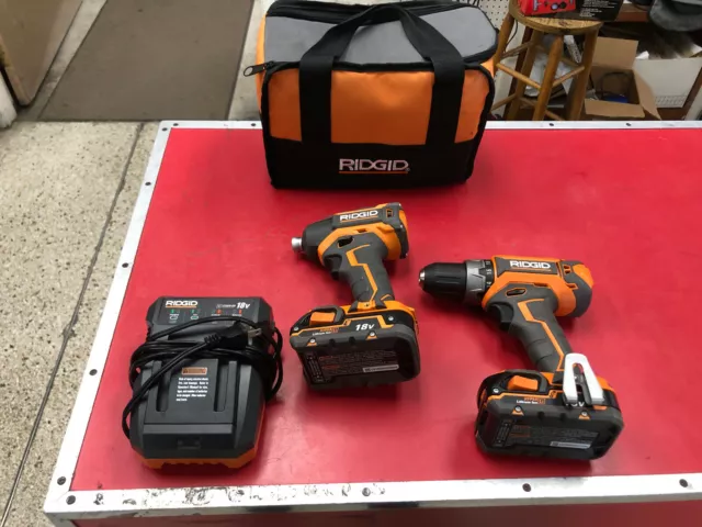 RIDGID 18V BRUSHLESS R860054 Drill Driver R86038 Impact Driver