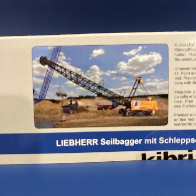 KIBRI/MARKLIN NEW #11254 HO 1/87 scale KIT Heavy Duty Liebherr Dragline ...