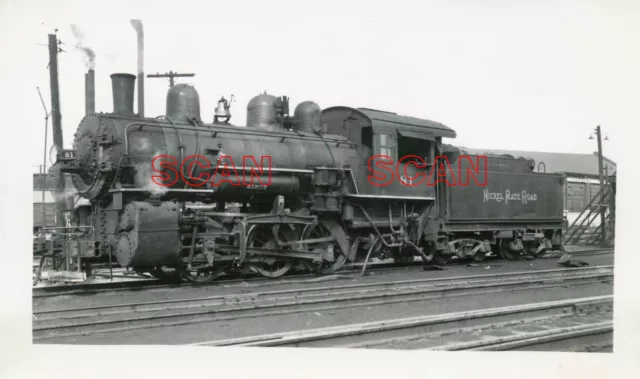 1E239 RP 1940s NYC&StL NICKEL PLATE RAILROAD 0-6-0 LOCO #81 CHICAGO