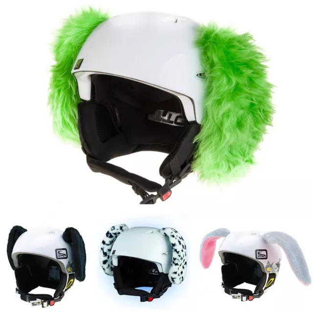 Crazy Ears Helm Accessoires Hase Hund Ohren Helmaufkleber Aufsatz Tierohren