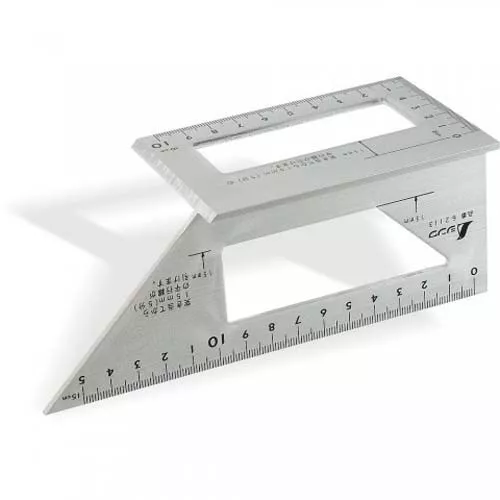 Shinwa 3D Mitre Square  45° / 90° Square For Mitres & Cross Cuts 169 x 63 x 73mm