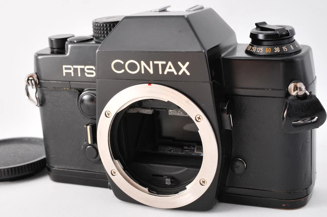 [Exc+5] CONTAX RTS 35mm SLR Film Camera BLACK Body 059096 Only From JAPAN