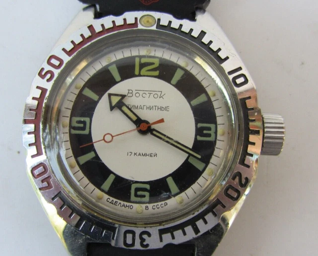 Vostok Amphibian 2415/090660 Orologio Subacqueo Automatico | Russo Meccanico 200 M - 2