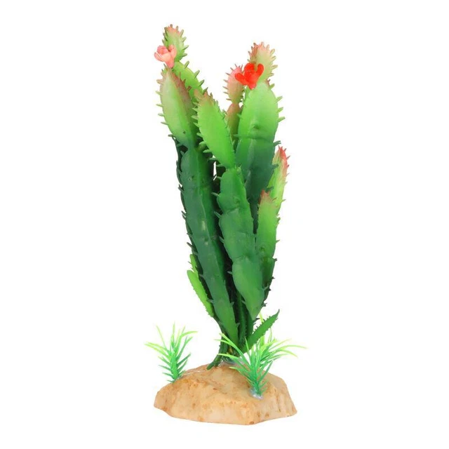 Artificial Simulation Cactus Reptile Plant for Terrarium Decor