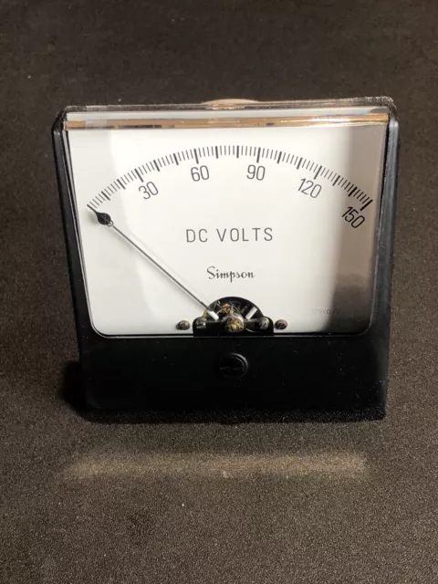 Simpson Panel Meter DC Volts 0-150 Open Box