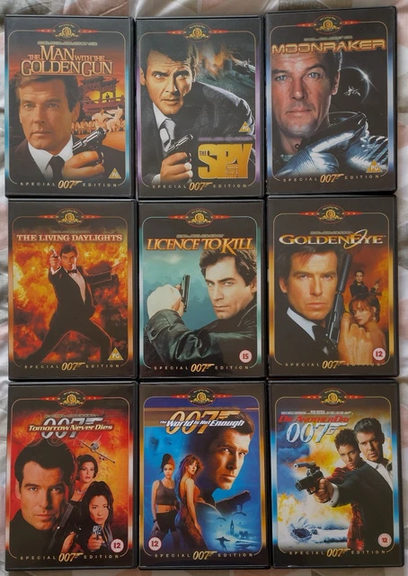 JAMES BOND DVD Set 18 DVDs All Like New Condition 8 99 PicClick UK