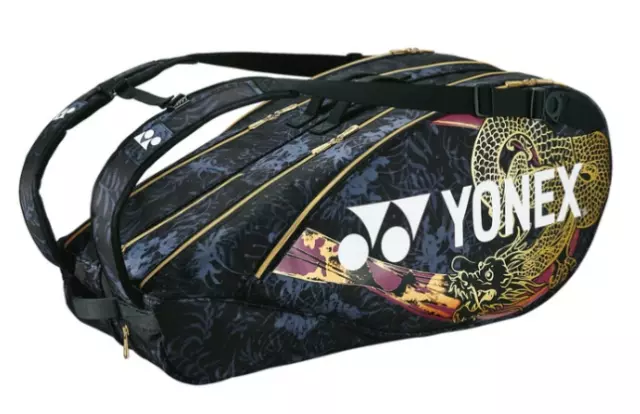 Yonex Osaka Pro Tennis Racket Bag 6 pack Backpack BAG02R Black Japan