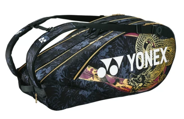 Yonex Osaka Pro Tennis Racket Bag 6 pack Backpack BAG02R Black Japan Yonex Osaka Pro Tennis Racket Bag 6 pack Backpack BAG02R Black Japan
