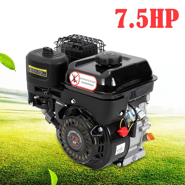 4 Stroke Gasoline Engine, 7.5HP 4.2KW Manual Pull Start Go Kart Gas