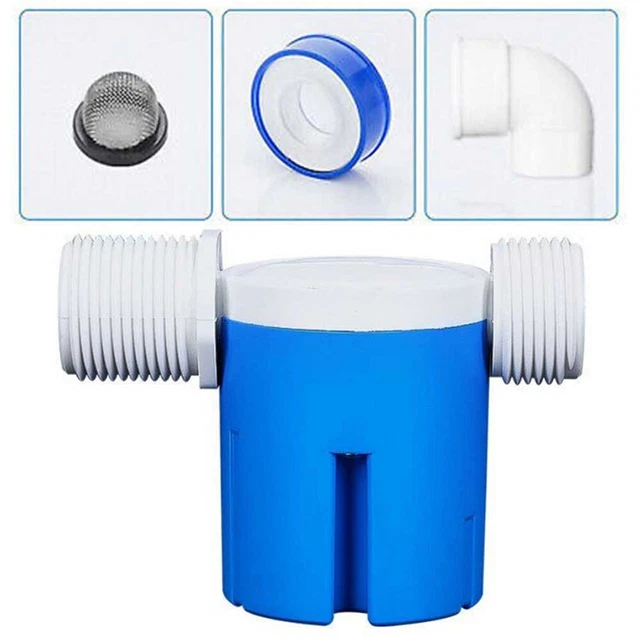 Contrôle Du Niveau D'eau | Régulateur Niveau Entièrement Automatique – Valve Flottante Fontaine, Design Filtre Intégré Pour éviter Les Blocages, Pour Réservoir D'eau, Piscine, Naixue