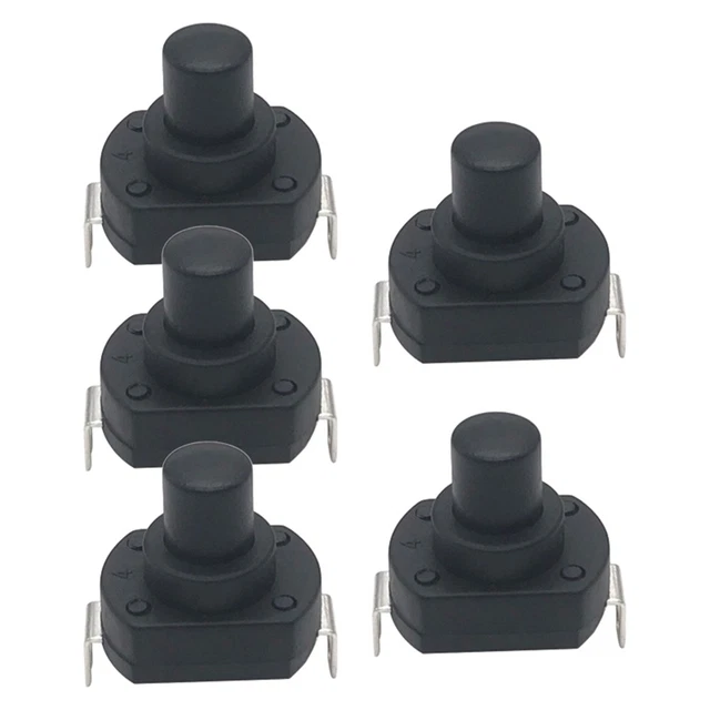 2 Interrupteurs Bouton Poussoir Métal 16mm - LED Bleue 12V-24V IP65 | Pour Voiture, Équipements Électriques