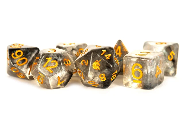 Unicorn Resin Poly Dice Set: Rogue Rage (7) (US IMPORT)