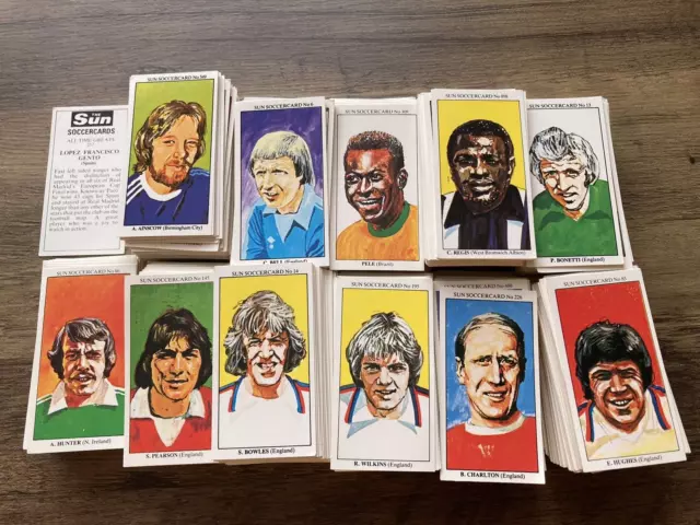 The Sun Soccer Cards Job Lot Of Approximately 500 Including Pele