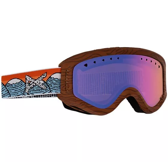 Mascherina Snowboard Junior Anon Tracker Yetti/Blue Amber