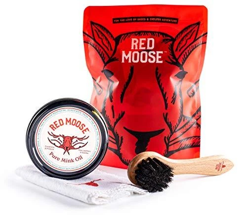Mink Oil Paste Kit for Leather Shoes & Boots - Waterproof Protector, Conditioner
