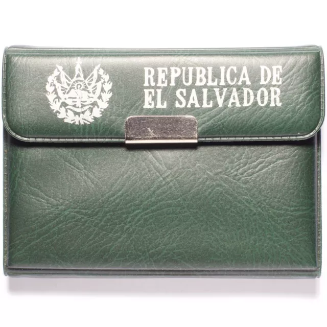 1971 Republica De El Salvador Silver 150th Independence Colones Proof 2-Coin Set