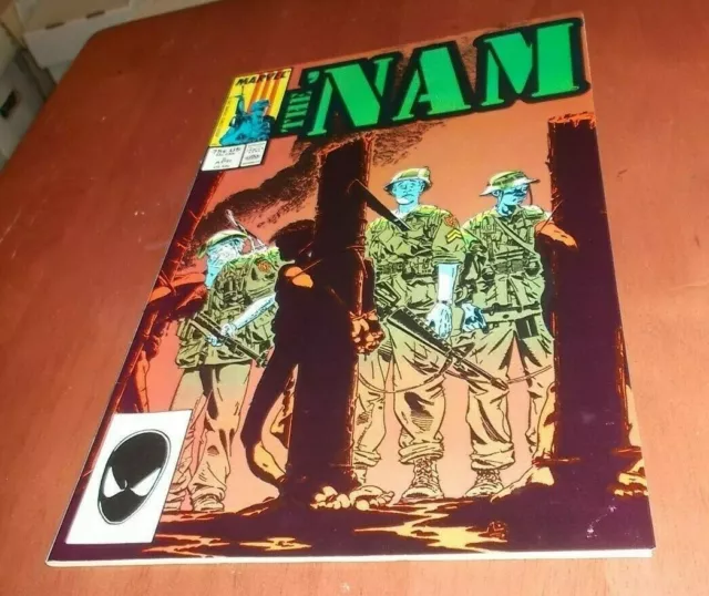 The Nam # 5 1987 Marvel War Comic Michael Golden Art Vf-