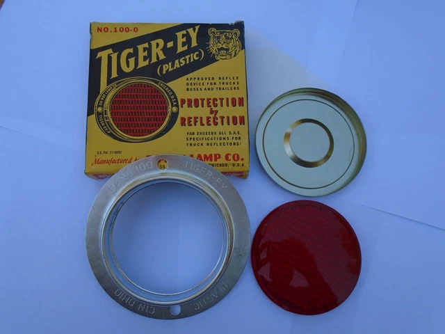Ford GPW / Willys MB Jeep Guide A-2 Reflector Set – 2 Reflectors With "F" Marked Lens