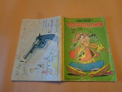 Topolino N°694 Originale Mondadori Disney"Buono"1969 Con Bollini