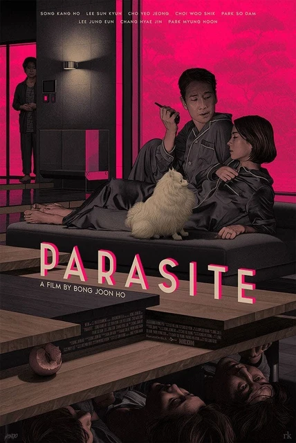 Poster PARASITE (Bong Joon Ho), by Rory Kurtz, Mondo, 2020 Sold out
