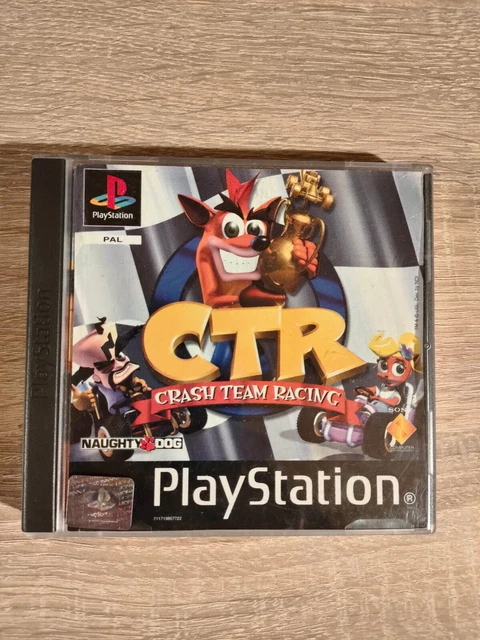 CTR: CRASH TEAM RACING SONY PLAYSTATION 1 (PS1 PLATINUM) PAL-FR (COMPLETE - GOOD