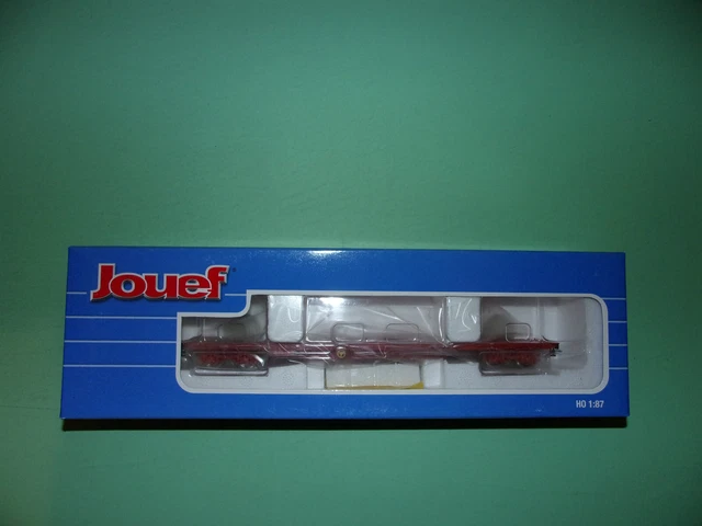 Wagon Plat A Ranchers Bois Jouef Sncf Train Electrique 6550