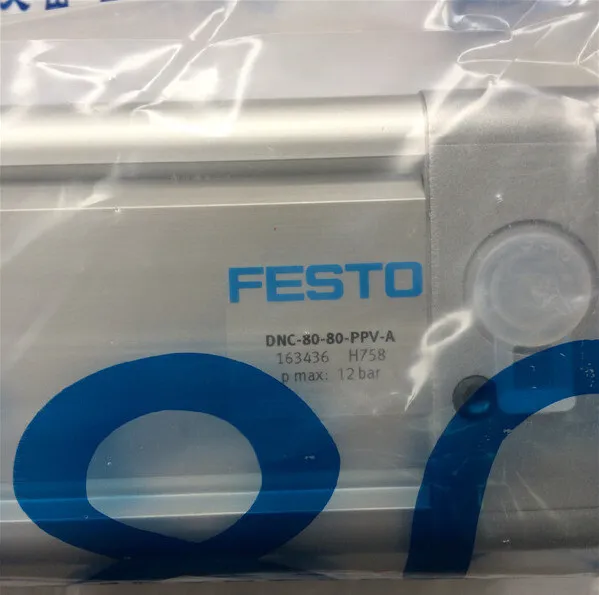 Festo DNC-80-80-PPV-A 163436 Cylinder New One Free Shipping DNC8080PPVA