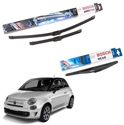 Aero COPPIA SPAZZOLE TWIN TERGICRISTALLI AERO ANTERIORI FIAT 500 2007> AUTOMOBILE 